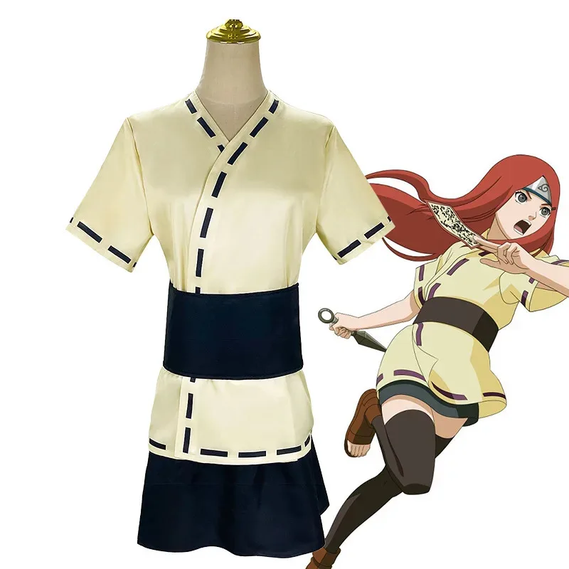 

Whirlpool of the Wind Kushina cos Uzumaki Kushina COSPLAY set Halloween costume costume