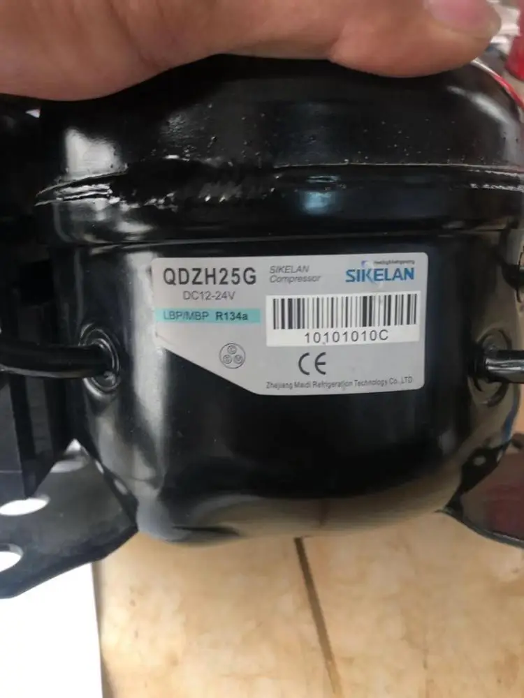 QDZH25G 12V/24VR134a DC Refrigerator parts Compressor