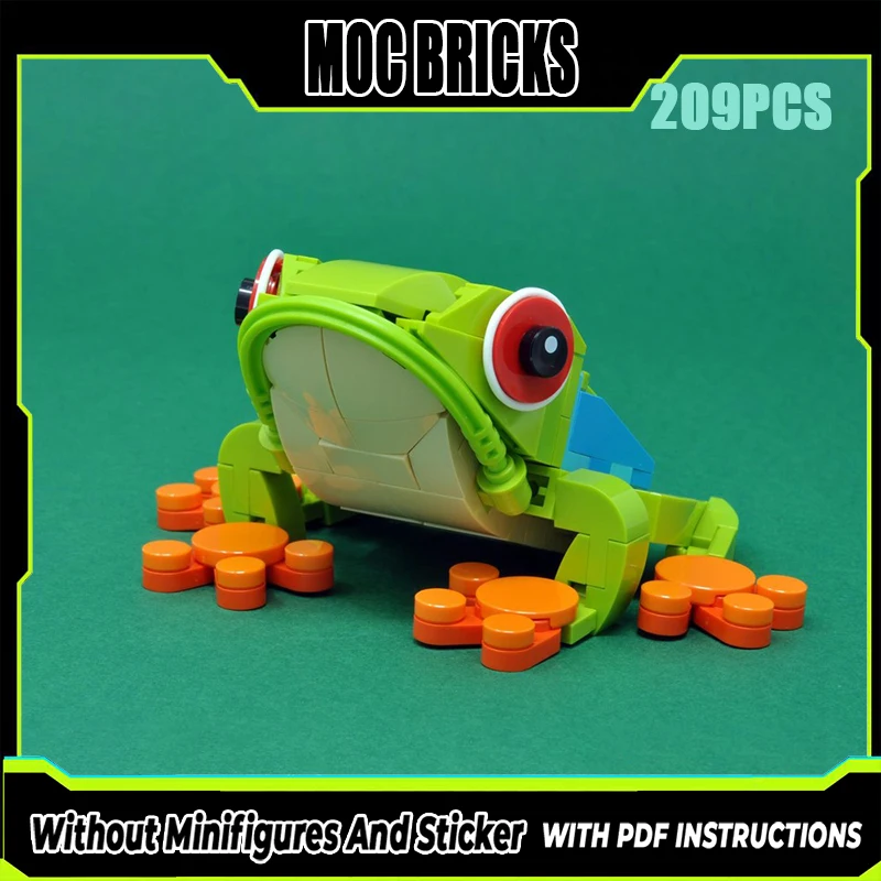 

Exquisite New Product MOC Building Blocks Art Model Jungle Tree Frog Technology Modular Children's Toy DIY Assembly Set