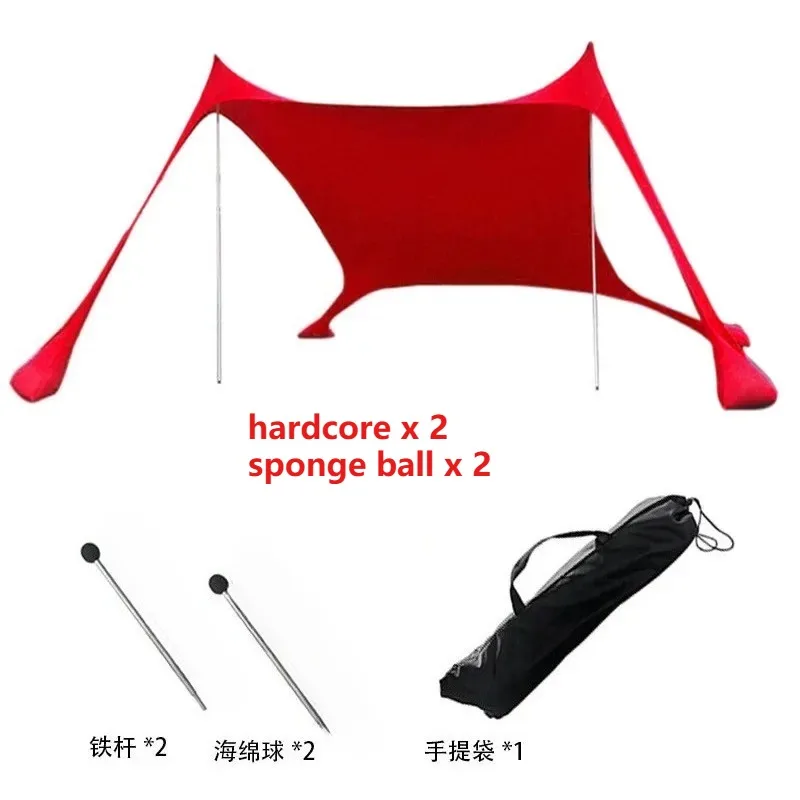 Familie Strand Luifel 3x3 Outdoor Strandtent Opvouwbare Tenten Grote Zonnescherm Camping Shades Tenten Winddicht Strand Luifel Tenten