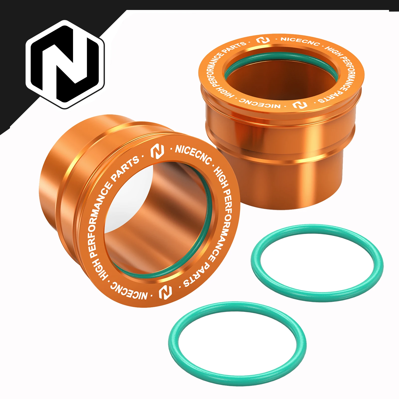 NICECNC Per KTM EXC 300 2003-2015 Distanziali Ruota Anteriore Collari Mozzo EXC-F 350 XCF-W 450 XCW 500 03-15 SX125 SXF 450 XC-F 2003-2014