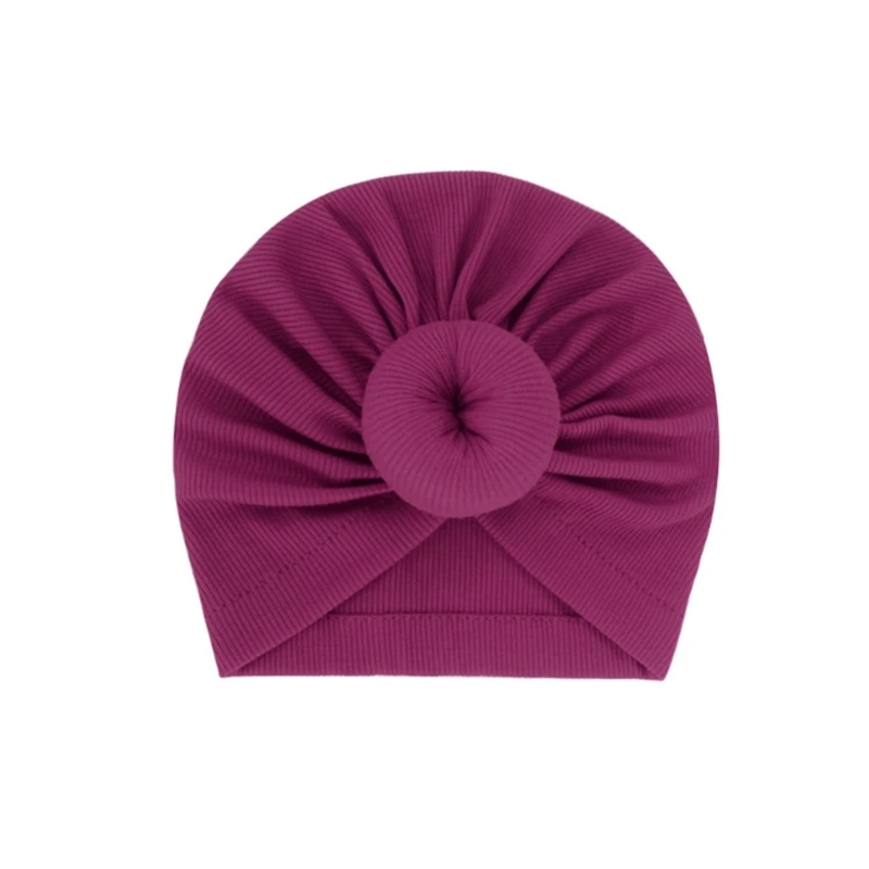 Bonnets en coton confortables pour bébés, bonnets d'hôpital respirants, chapeau doux et extensible pour filles, nouveau-nés et tout-petits