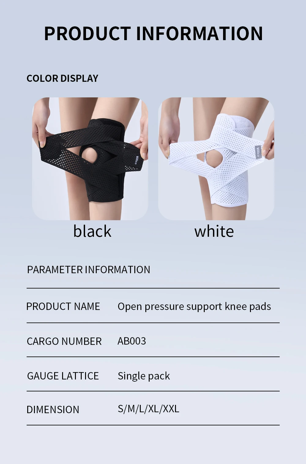Outdoor-Sport-Knieschoner, Sommer-Dünnmodell für Männer und Frauen, Geeignet für Basketball, Laufen, Wandern und Andere Tägliche Sportarten – Detail 13