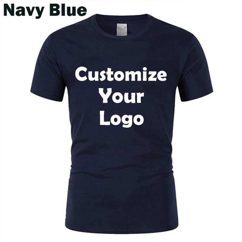 Customized Summer Mens T-Shirt Fashion Casual Tshirt Short-sleeved Tshirt Round Neck Shirt Top