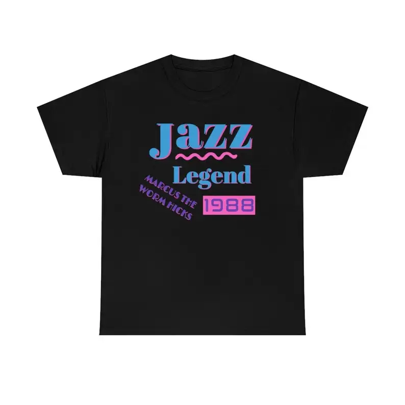 ITYSL Jazz Legend Marcus The Worm Hicks Unisex Heavy Cotton Tee
