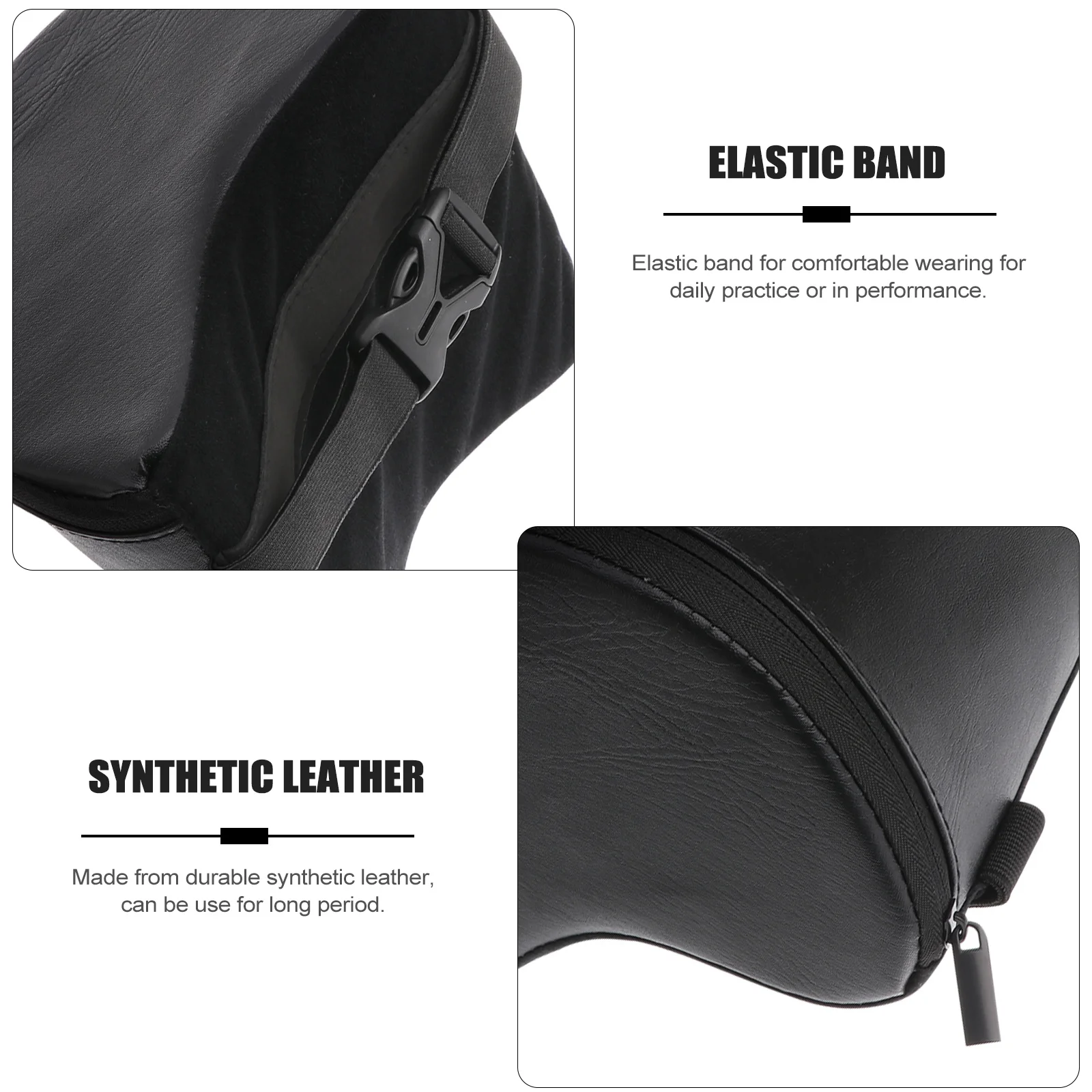 

Durable Black Classical Guitar Foot Rest Elastic Band for Stable Flamenco Playing Guitar Cushion Foot Rest Flamenco