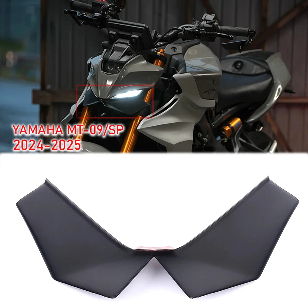 For YAMAHA MT-09/SP 2024-2025 GP WING DOWNFORCE NAKED FRONTAL SPOILERS MT09 2024 2025  Front spoiler Lower spoiler lower lip