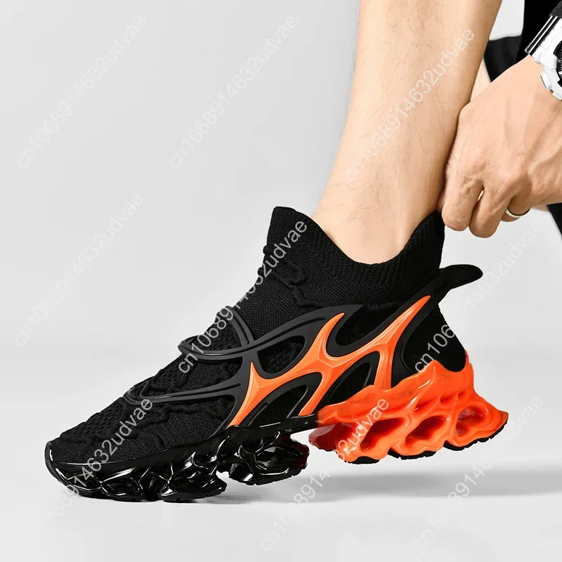الرجال أحذية رياضية الذكور أحذية رجالي عادية Tenis أحذية فاخرة المدرب سباق تنفس حذاء أحذية بدون كعب أنيقة احذية الجري للرجال #2