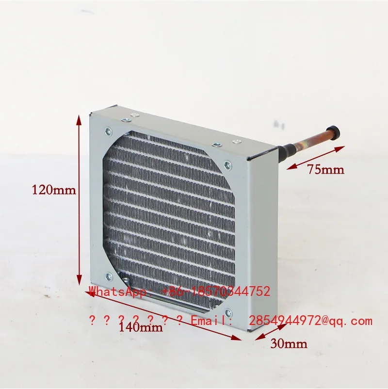 WT1220S1 Mini Micro Channel Heat Exchanger Aluminum Condenser Evaporator Small Refrigeration Cooler