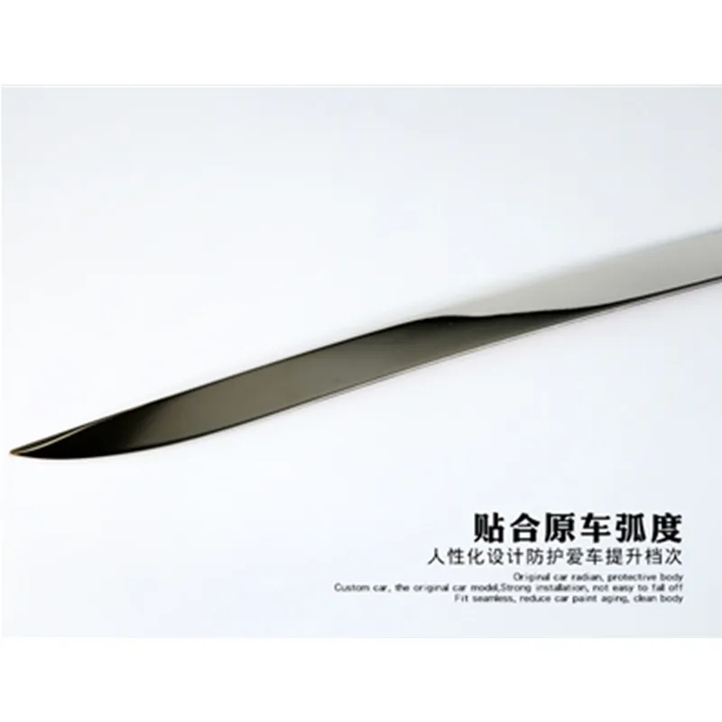 Pegatina de estilo de coche para Peugeot 508, cubierta de maletero, embellecedor de puerta trasera, tira de moldura, accesorios de coche