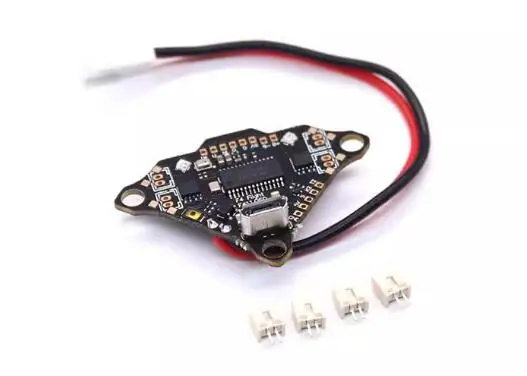 

AlienWhoop ZER0 F4 DC Brushed Flight Controller STM32F411CEU6 1S-2S 15A OSD for 820 8520 720 TinyWhoop/BladeInductrix/BetaFPV