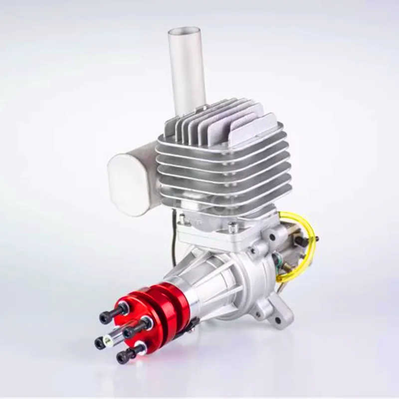 RCGF 60cc Single Cylinder Side Exhaust Natural Air Petrol/  Engine with Walbro Carburetor Metal Material for RC Airplane
