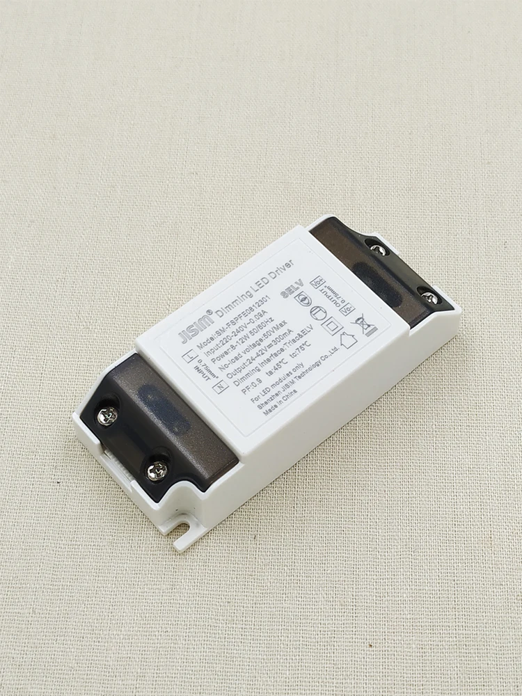 LED Dimmable Driver Adapter 8W 10W 12W for LED Lights Triac Dimming DIY Lamp Transformer Power 220-240V Leading & Trialing Edge