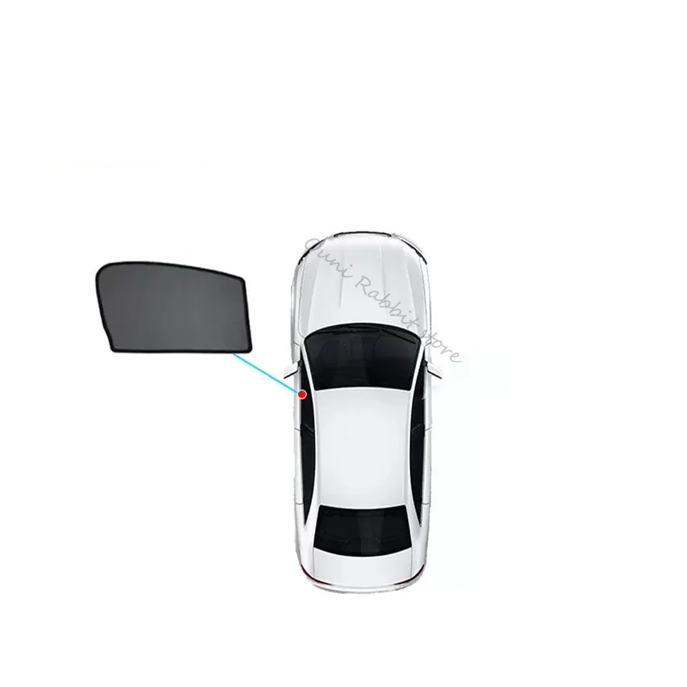 For Leapmotor B10 2025~2027 2026 Car Magnetic Mesh Privacy Sunshade Side Window Sun Shade Mosquito Net Protection Accessories image 3
