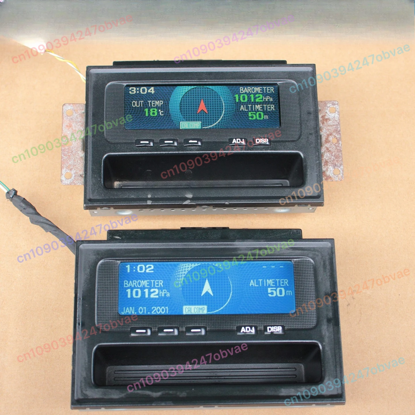 

Pre-owned Adapted To Mitsubishi Pajero V67V68V73V75V77V78 Compass Altitude Meter Multifunctional Sub-Instrument Color Screen