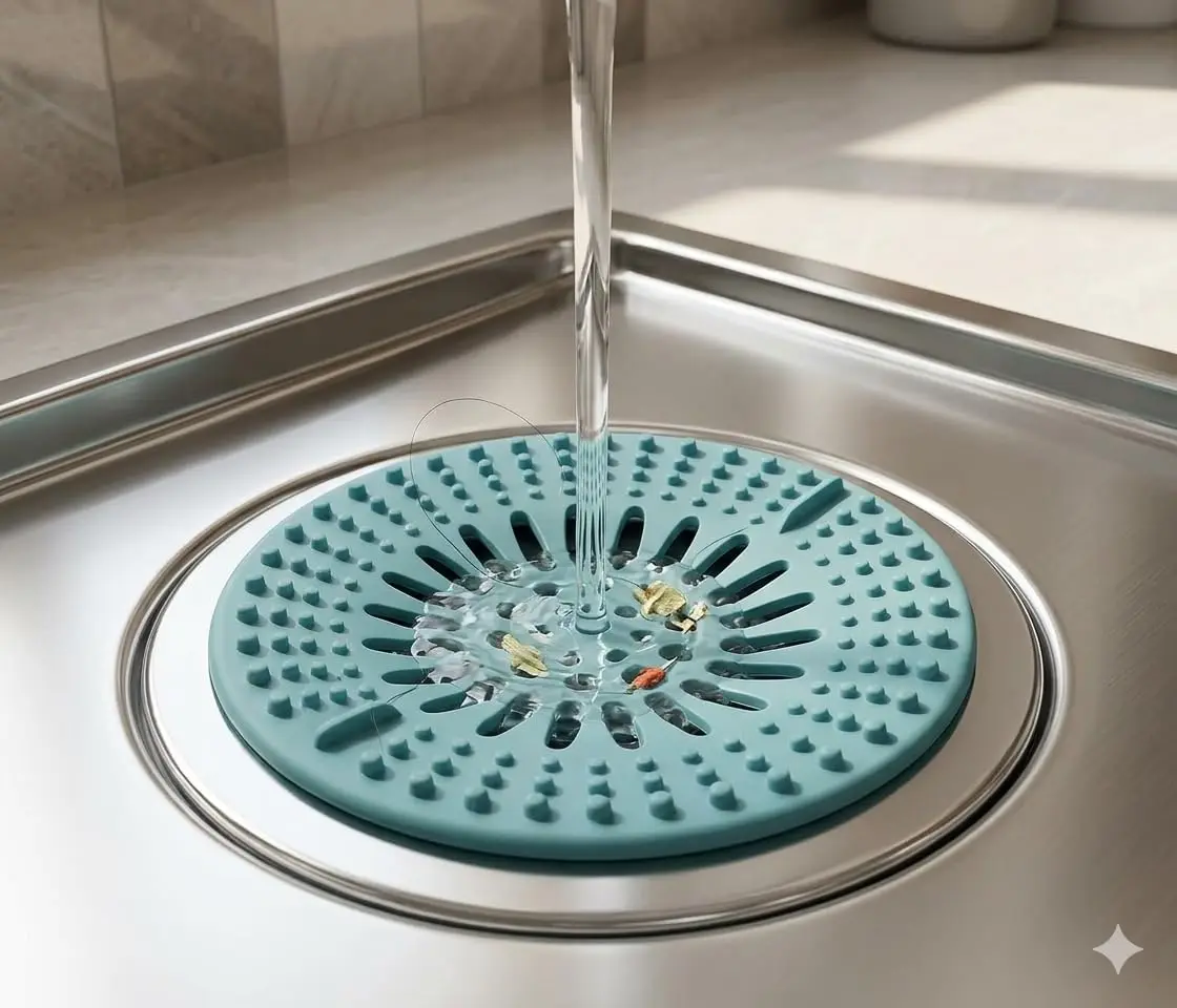 Multifunctional Floor Drain Hair Stopper, Anti-clogging Drain Filter Cover, Practical Protector for Bathroom, Toilet, Kitchen and Sink