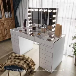 Selling solid square wooden dressing table 12 Main Sales Mentes - №9