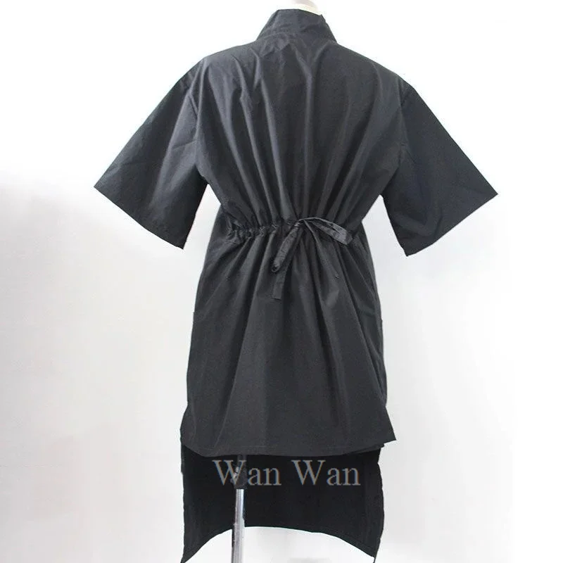 애완 동물 강아지 손질 의류 방수 작업복 애완 동물 Groomer 유니폼 긴 스타일 헤어 살롱 안티 헤어 작업복 미용사 가운