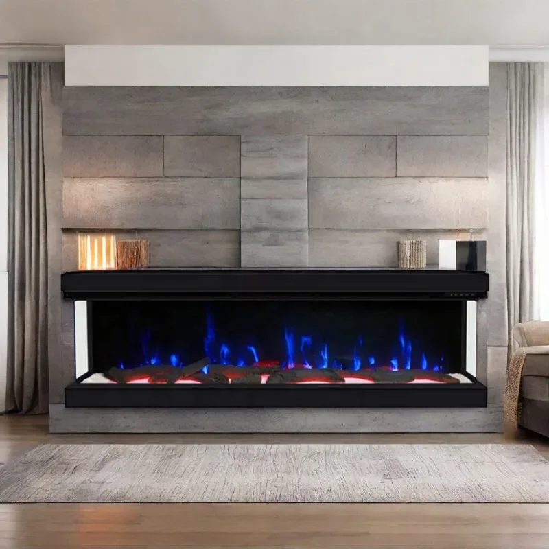 【الأكثر مبيعًا】900 وات/1800 وات 220 ~ 240 فولت مدفأة كهربائية مثبتة على الحائط مع 3 جوانب