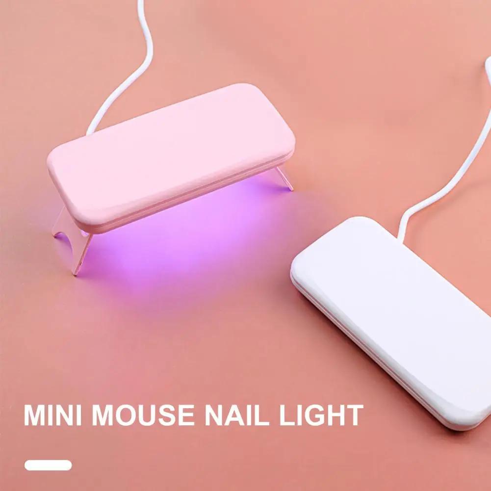 Nail Polish Mouse Light Foldable Nail Lamp Portable Uv Nail Lamp Compact Foldable Led Light Therapy Machine for Quick for Travel