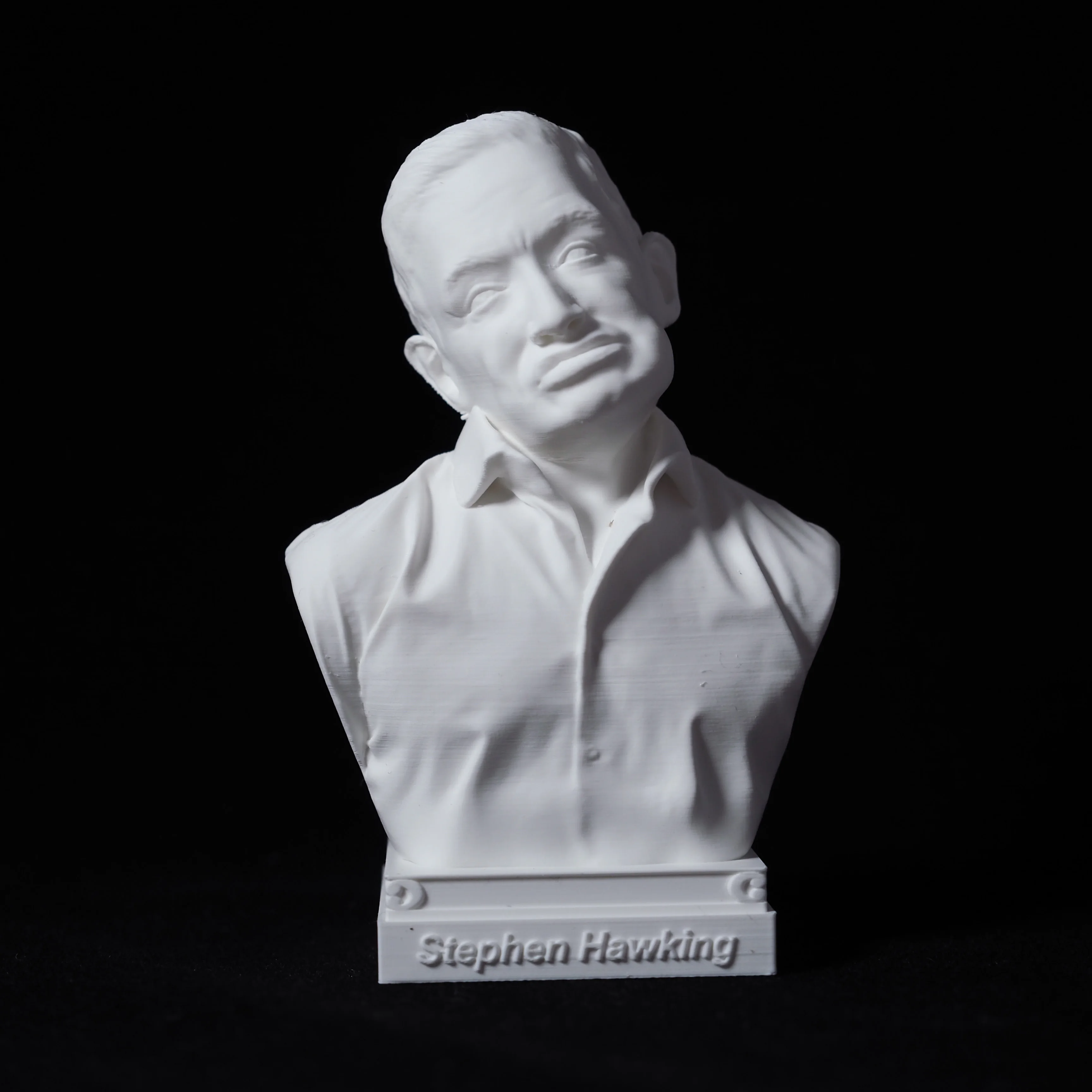 Stephen Hawking ornaments statue hand model decoration bust crafts great man portrait desk desk, 3D printing PLA plastic