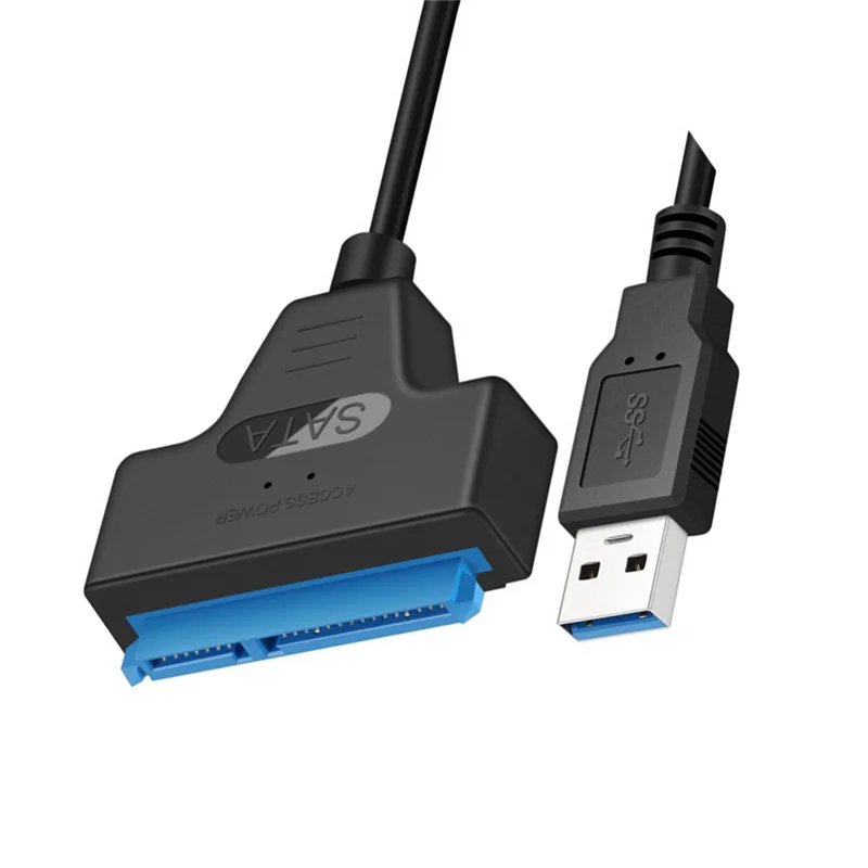 ABSQ-USB Sata Cable Sata 3 to USB 3.0 Adapter USB Sata Adapter Cable Support 2.5 Inches Ssd Hdd Hard Drive