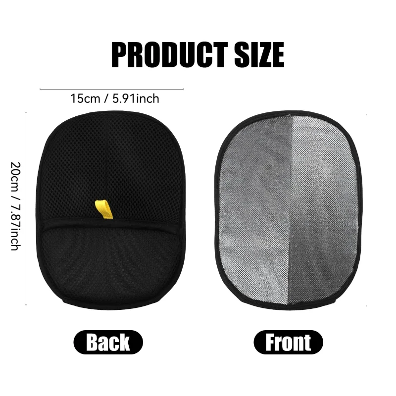 Reusable Static Pet Hair Remover Gloves Double Sided Pet Grooming Tool Remove Pet Fur From Carpets Furniture