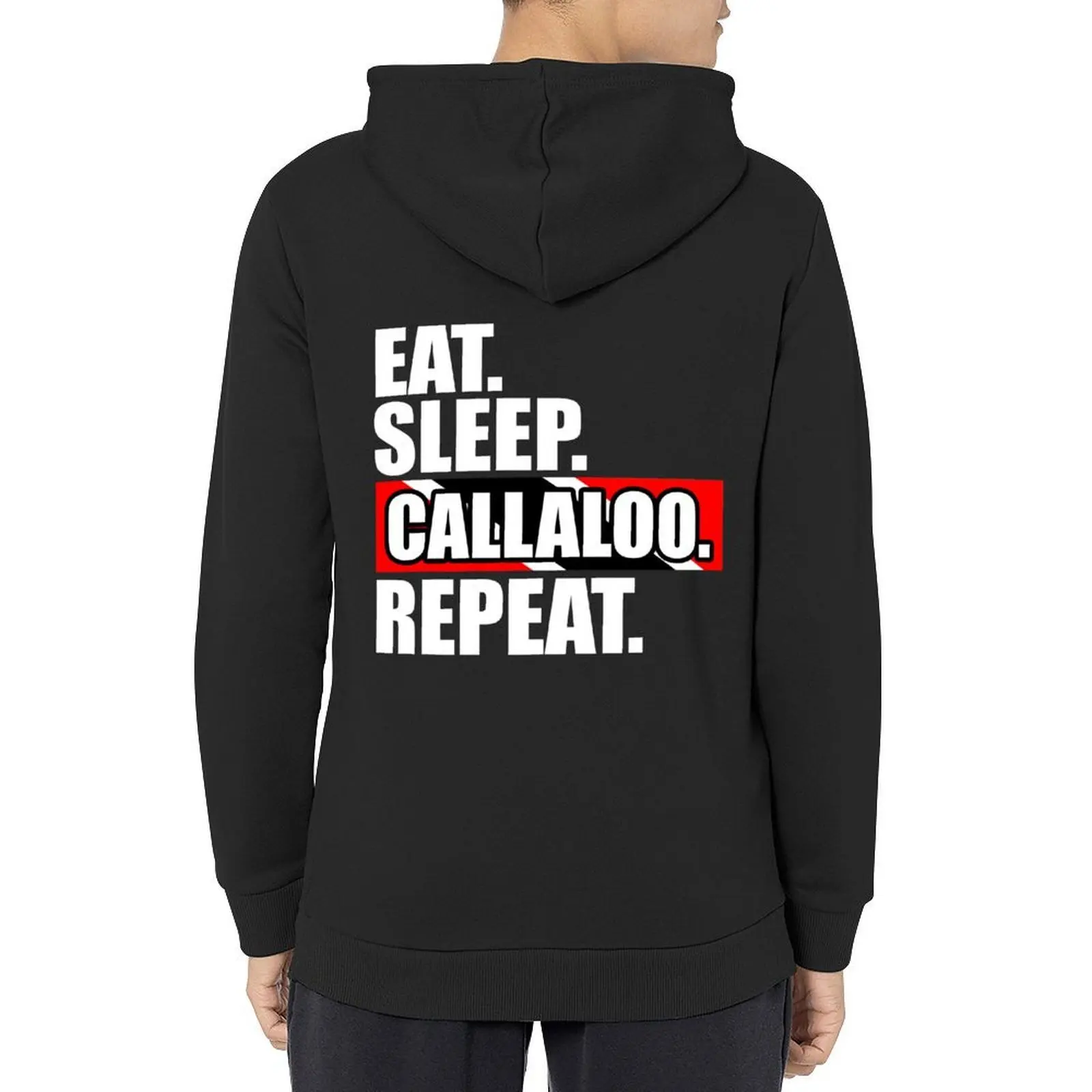 

Eat Sleep Callaloo Repeat - Trinidad And Tobago Food Hoodie korean clothes autumn clothes men's clothes autumn hoodie