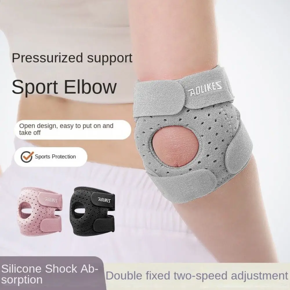 

Anti-collision Elbow Compression Sleeve Breathable Elastic Elbow Brace Adjustable Breathable Support Elbow Pad Support