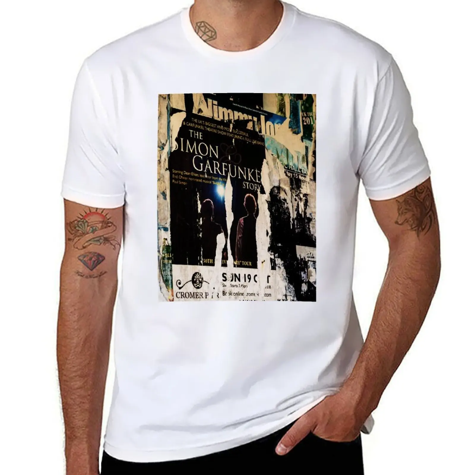 

Simon and Garfunkel T-Shirt t shirt for man 100 percent cotton man t shirt cotton T-Shirt
