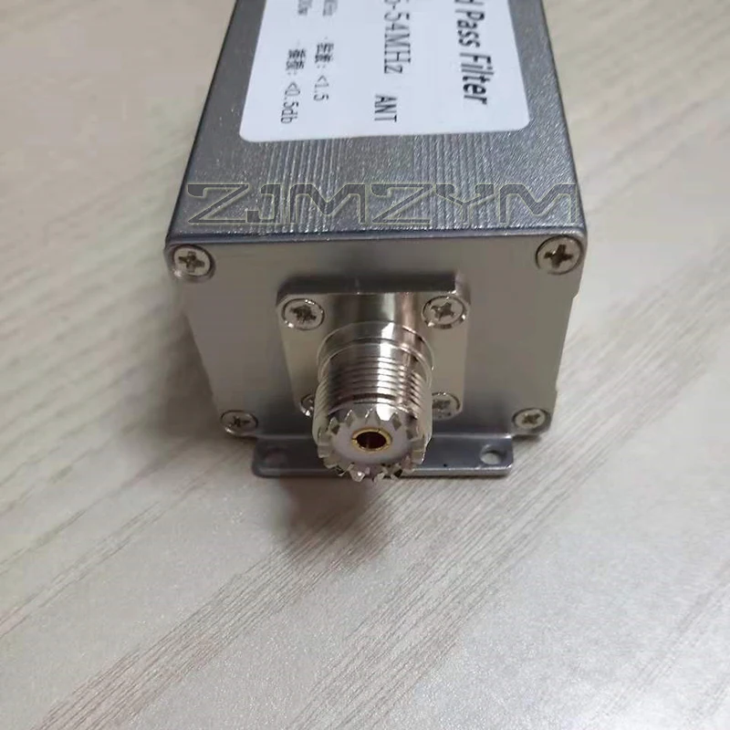 1.5-30 MHz Bandpass Filter 100W Shortwave Bandpass Filter M Female BPF Bandpass Filter Improves Anti-interference Ability