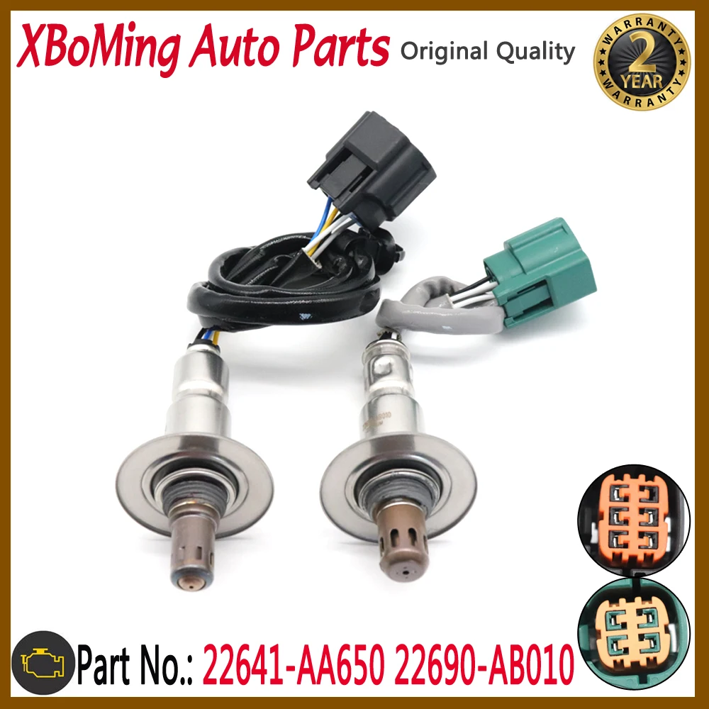 

2PCS Upstream&Downstream Lambda O2 Oxygen Sensor For 2014-2017 Subaru Forester For 2015-2017 Subaru WRX 22641-AA650 22690-AB010