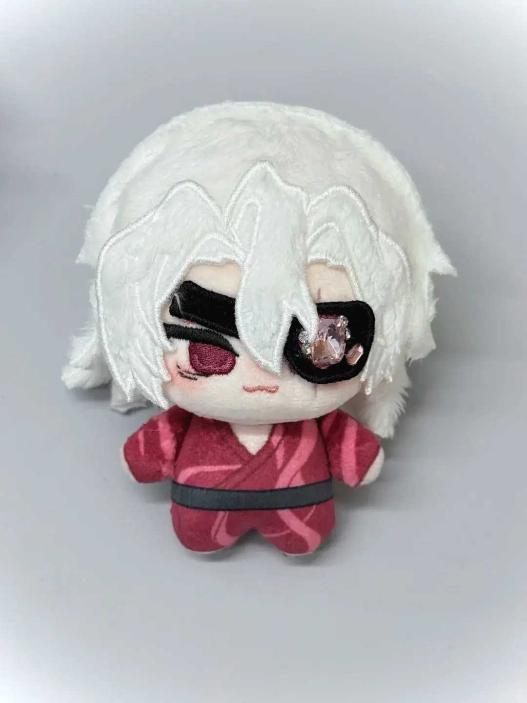 10 سنتيمتر Kimetsu no Yaiba Shinazugawa Sanemi لطيف القطن Plushies أنيمي أفخم قلادة ظهره المفاتيح جمع هدايا عيد الميلاد