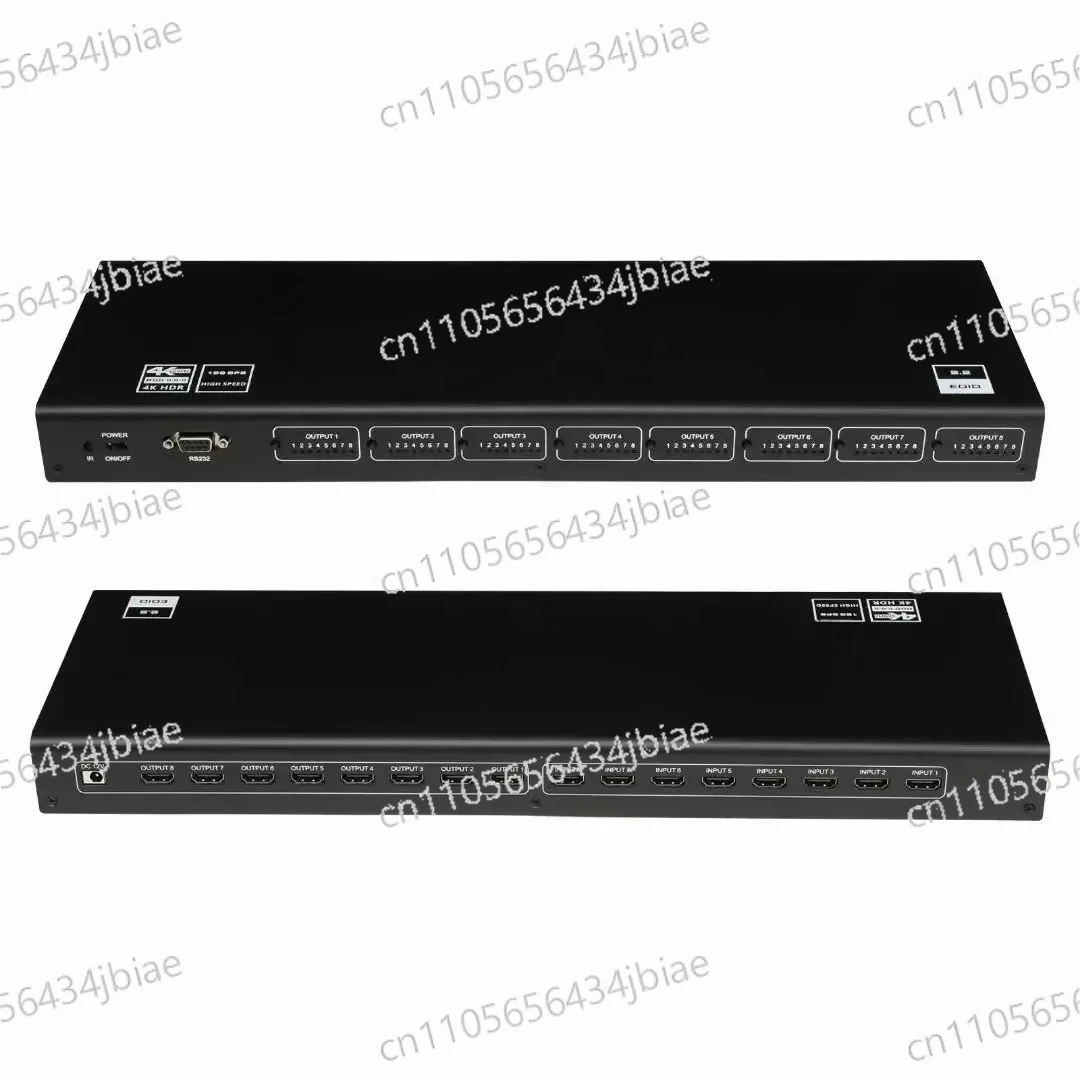 

HDMI-матрица 8x8 (8 входов, 8 выходов) HDMI2.0b 4K 60Гц, коммутатор-сплиттер с пультом ДУ