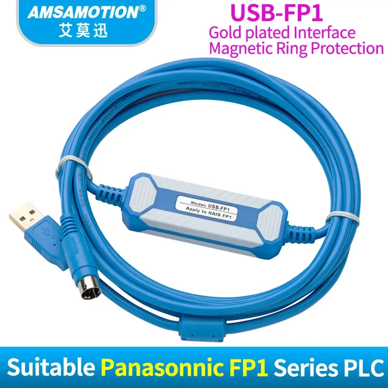 Imagem -05 - Plug Original Usb-fp1 Usb-afp8550 8pin Download Cabo Adequado para Panasonic Fp1 Fp3 Fp5 Series Plc