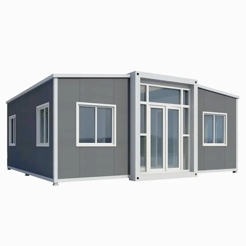 20Ft Prefab Tiny Homes To Live in Luxury 2 Bedrooms Modern Container Expandable Prefabricated House with Kitchen and Bathroom