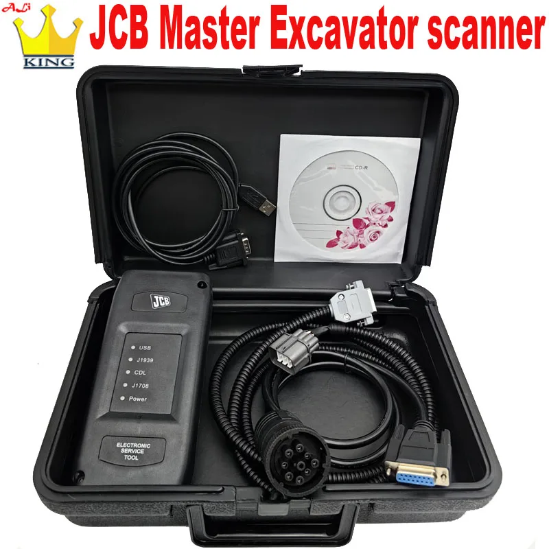 

For JCB DLA interface Electronic Service Master 4 Excavator J1708 Heavy Duty Truck Master scanner Diagnostic jcb hardware Tools