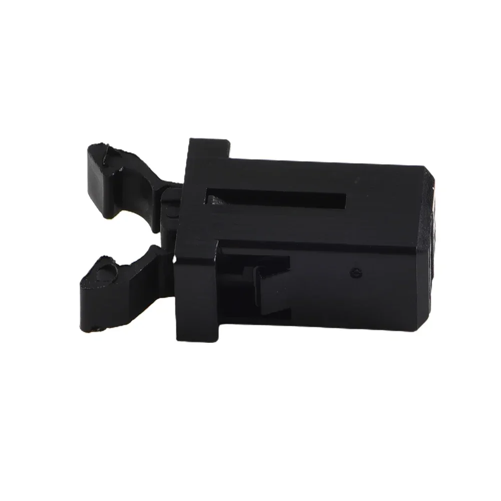 1pc Trash Can Plastic Lock Self-Locking Switch Replacement Catch Compatible Touch Lid Bin Latch Repair Clip Black