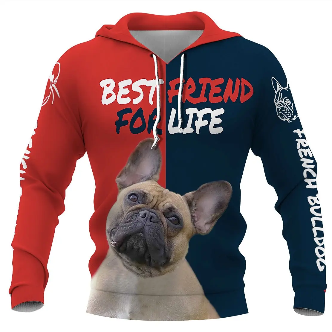 Men's Dog Series 3D Print Casual Hoodies Sweatshirts Fashion Long Sleeve Crew Neck Holiday Streetwear Fall Winter Tracksuit Coat
