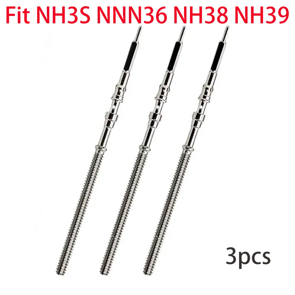Watch Stem Stainless Steel Spare Parts fit NH35 NH36 NH38 NH39 Crown Automatic Mechanical Movement Watch Parts Crown Stem image 5