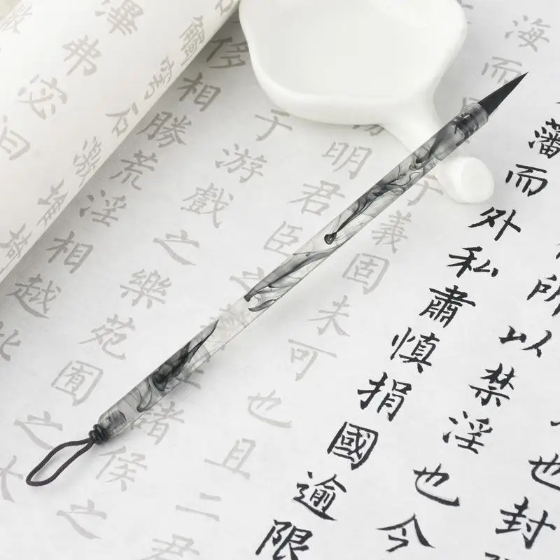 1Pc Lower Case Writing Brush Wolf Hair Beginner Calligraphy Traditional Chinese Painting Writing Stationery Chinese Brush