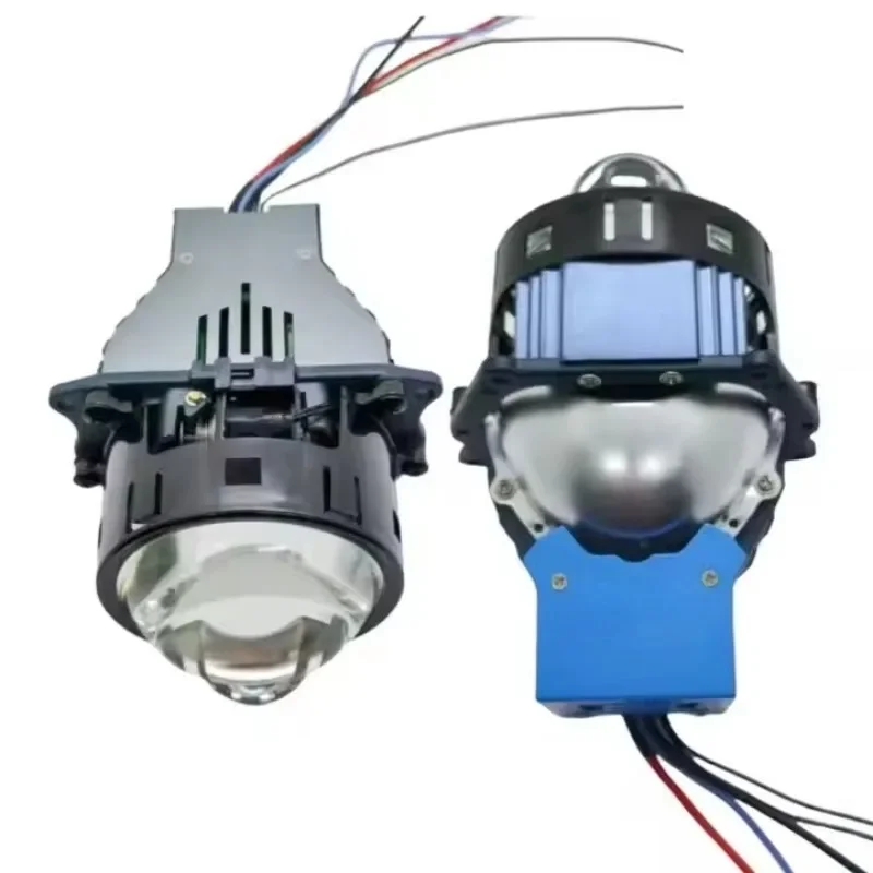 Neuer 3,0-Zoll Dual-LED-Projektor-Scheinwerfer Hochleistungs-6000K-Weißlicht Auto-Fahrlicht LED-Projektor