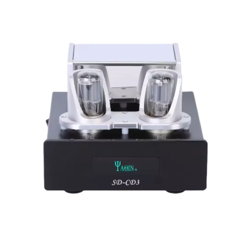 The newest YAQIN SD-CD3 Stereo Audio 6N8P Signal Sound Effect Upgrade Hi-end Tube Buffer Processor for CD/DVD/DAC Player