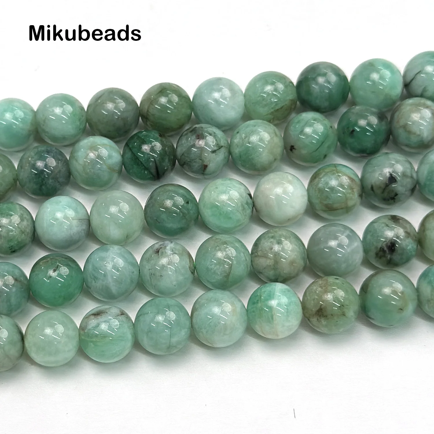 Оптовая продажа натуральных AA + 6 мм 8 мм изумрудные гладкие круглые свободные бусины для изготовления ювелирных изделий DIY браслеты ожерелье или подарок Mikubeads Оптовая продажа натуральных AA + 6 мм 8 мм изумрудные гладкие круглые свободные бусины для изготовления ювелирных изделий DIY браслеты ожерелье или подарок Mikubeads
