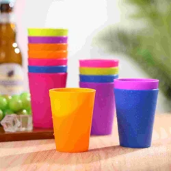 Disposable Containers Beer Cups Lightweight Plastic Bright Colored Tableware Child Reusable hard