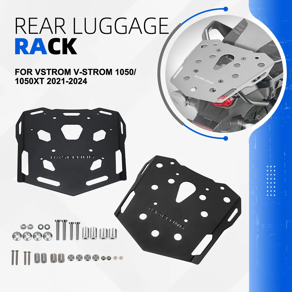 

FOR SUZUKI VSTROM V-STROM 1050/1050XT 2021 - 2023 2024 Motorcycle Rear Luggage Rack Carrier Shelf Top Box Holder Support Bracket