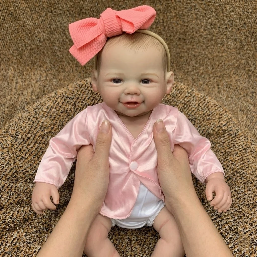 

Full Body Silicone Vinyl Girl 50CM Vivienne Reborn Doll Handmade Painted Bebe Reborn Dolls Waterproof Toys For Kids Gift Muñecas