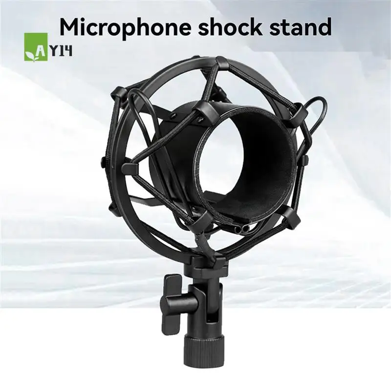 

AY14 -Universal Shock Mount For Microphones 45Mm-52Mm High Compatibility Mic Holder Anti-Vibration Suspension