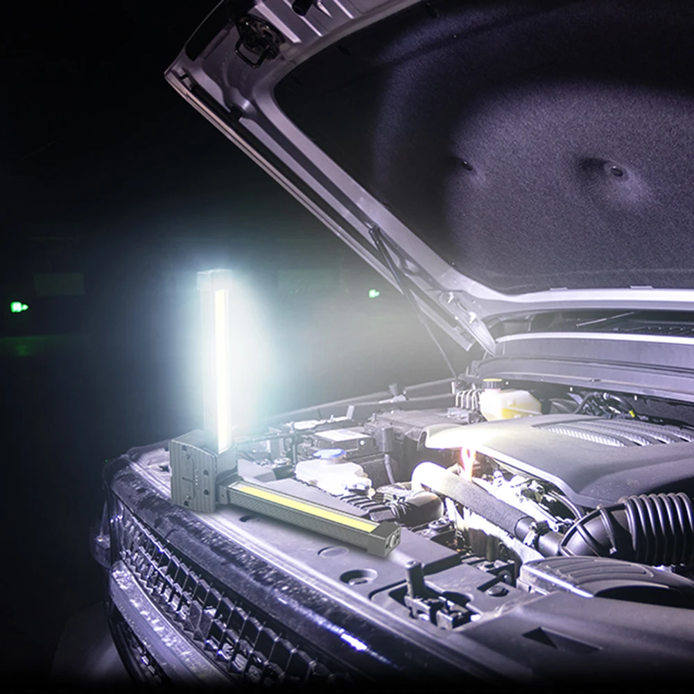 Holofote de emergência cob recarregável usb xpe lanterna led ipx4 à prova d'água ajustável aventura caminhadas suprimentos ao ar livre