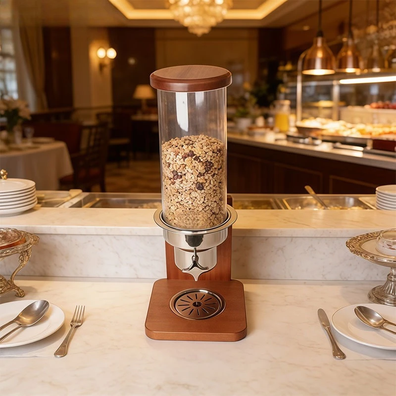 Cereal dispenser, candy, grains, tea buffet, storage and dispenser for commercial use